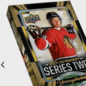 Upper Deck 2023-24 Hockey Series Two Trading Cards - Black and Gold